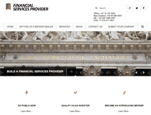 Tablet Screenshot of financialservicesprovider.net